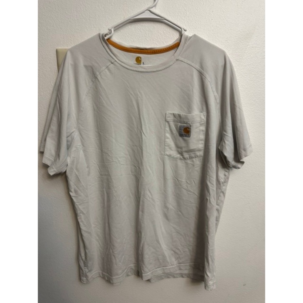 Carhartt Mens Relaxed Fit Short Sleeve Pocket T-Shirt White Large (G)